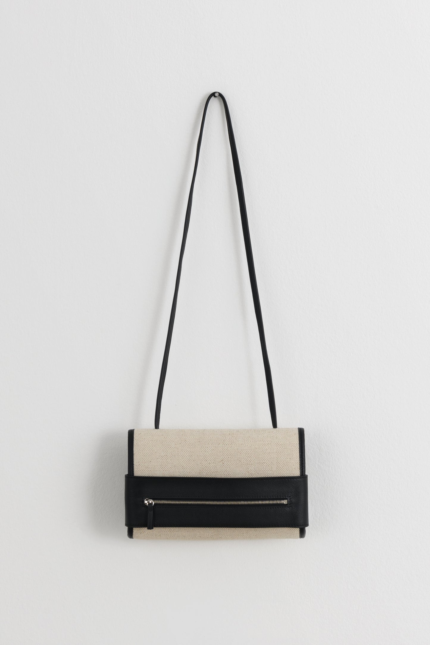 SAC ZIP Toile et Cuir